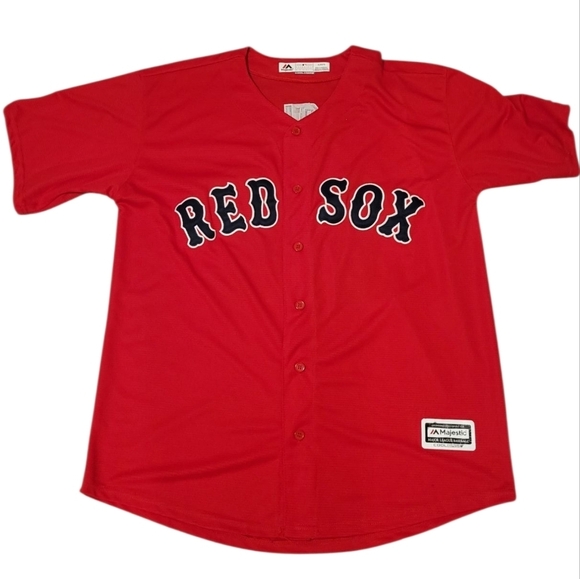 Red Sox Brock Holt MLB Baseball Boston Jersey Majestic Cool Base #12 Men's XL - Picture 2 of 9